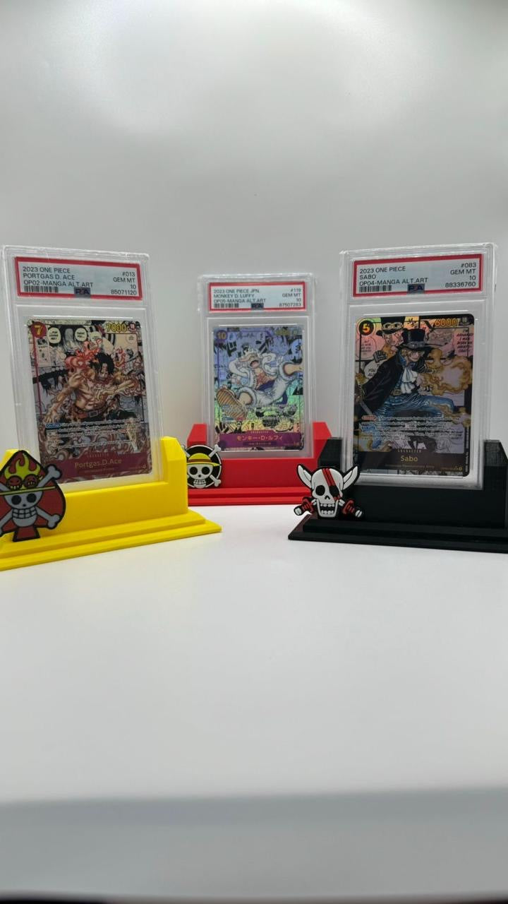 PSA Graded Card Stand with Logo