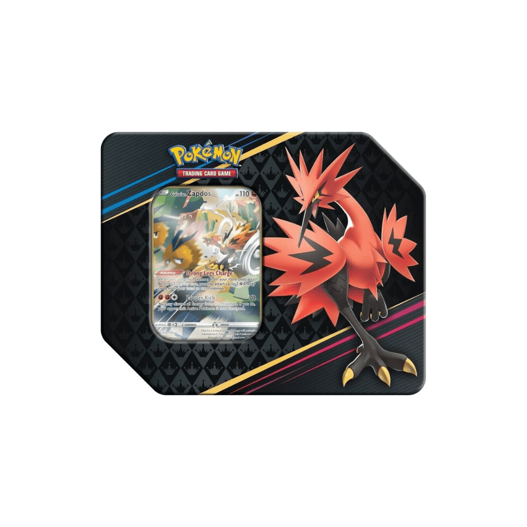 Pokémon - Crown Zenith - Sealed 5 Pack Galarian Zapdos Tin | English Version