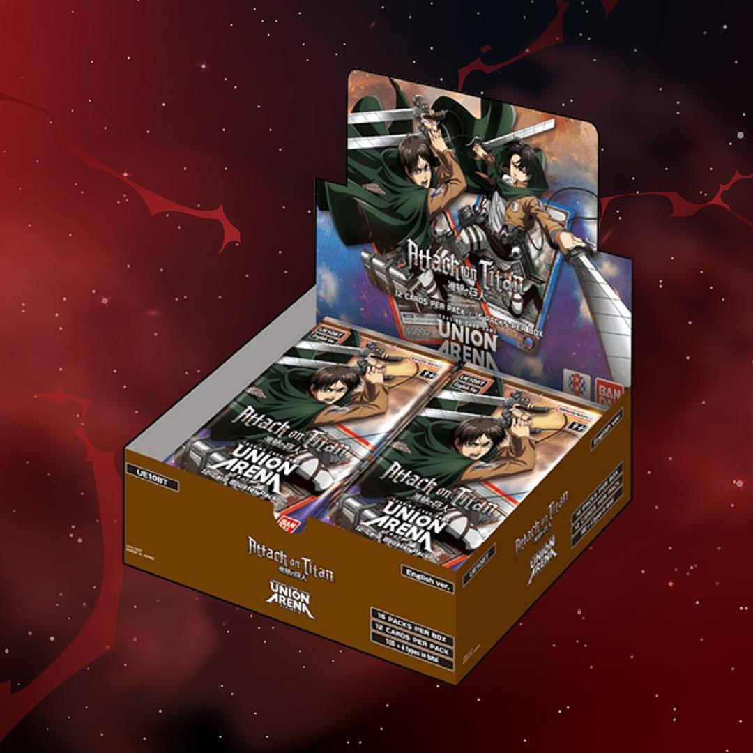 Union Arena Attack on Titan – Sealed Booster Box (UEX10BT) | English Version