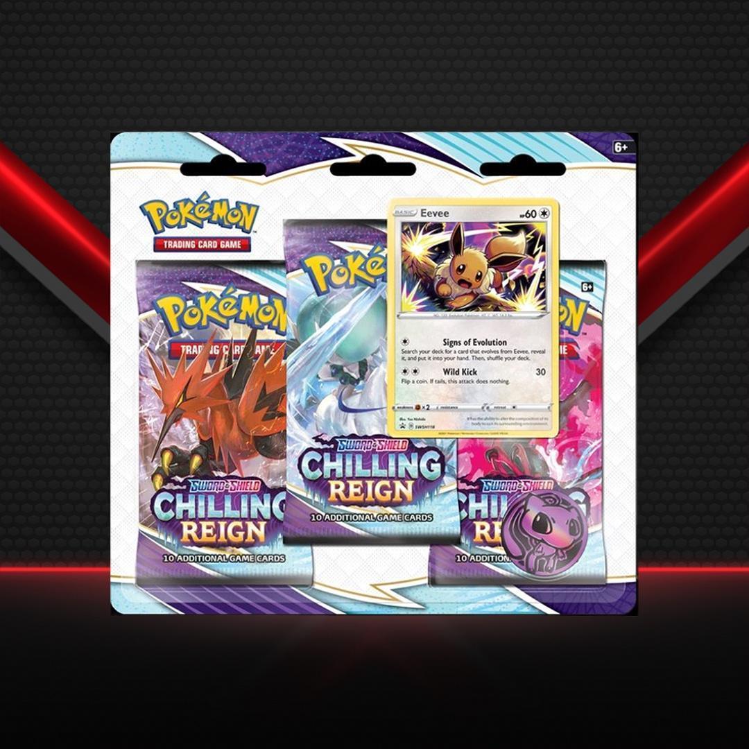 Pokemon Chilling Reign 3 pack blister