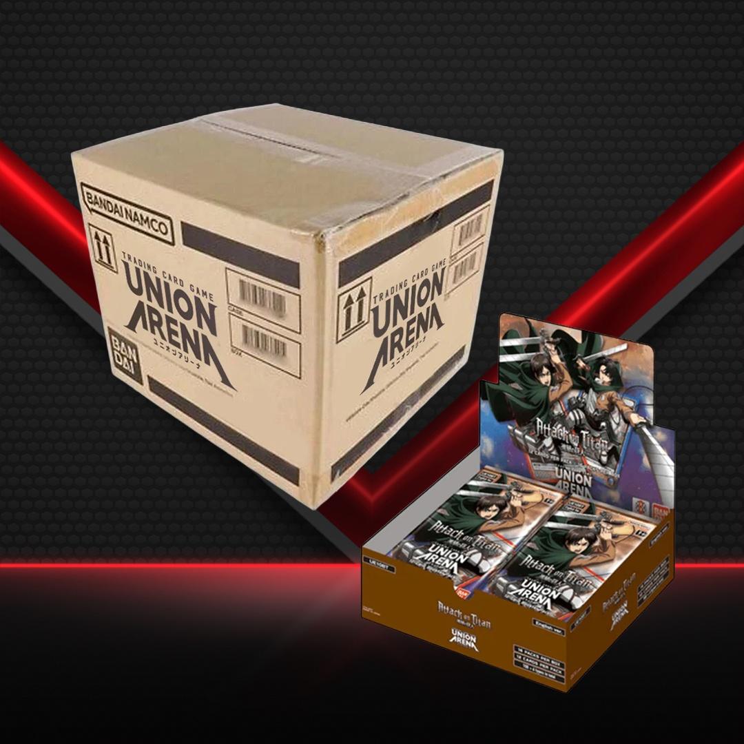 Union Arena Attack On Titan Booster Box Case