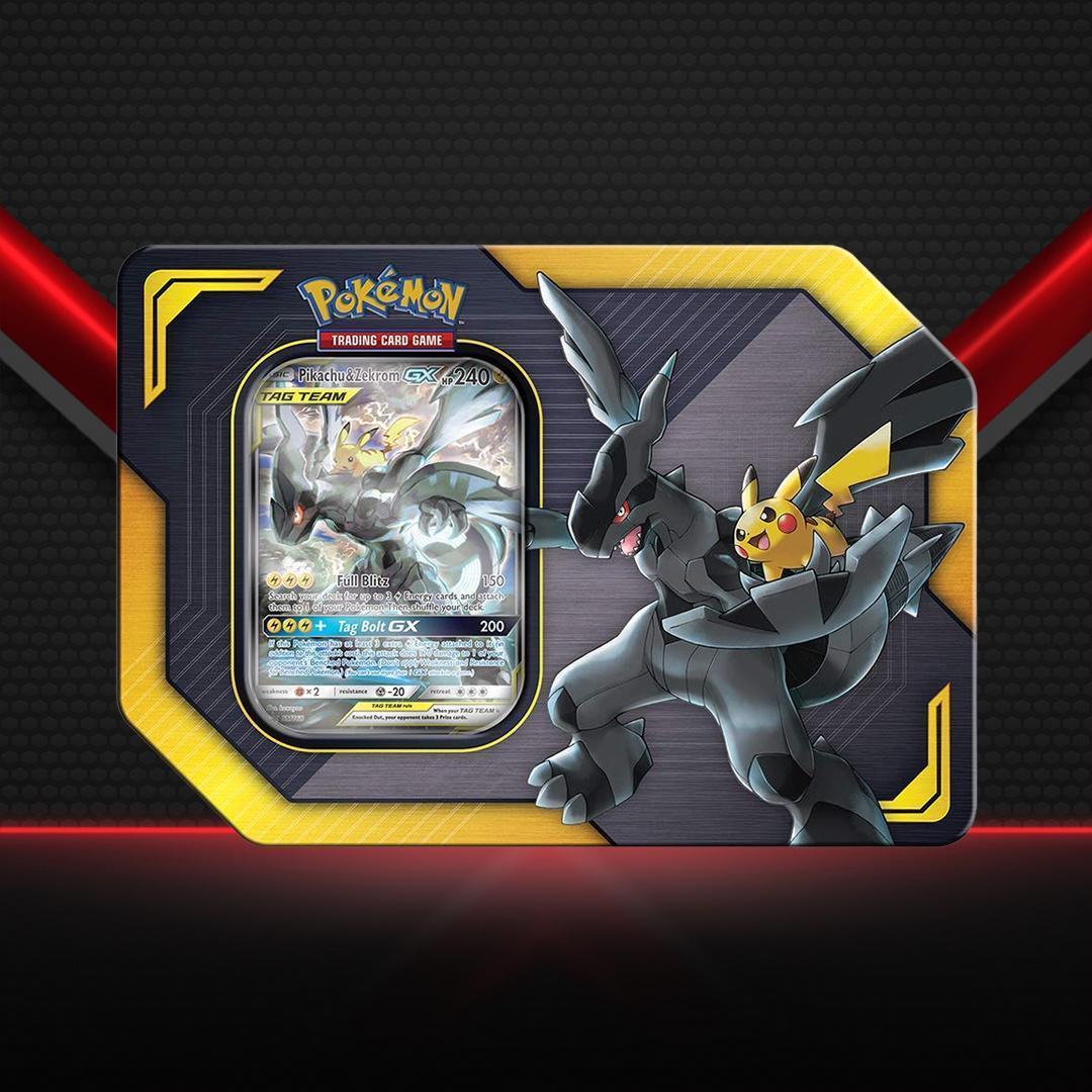 Pokemon Pikachu Zekrom TIn