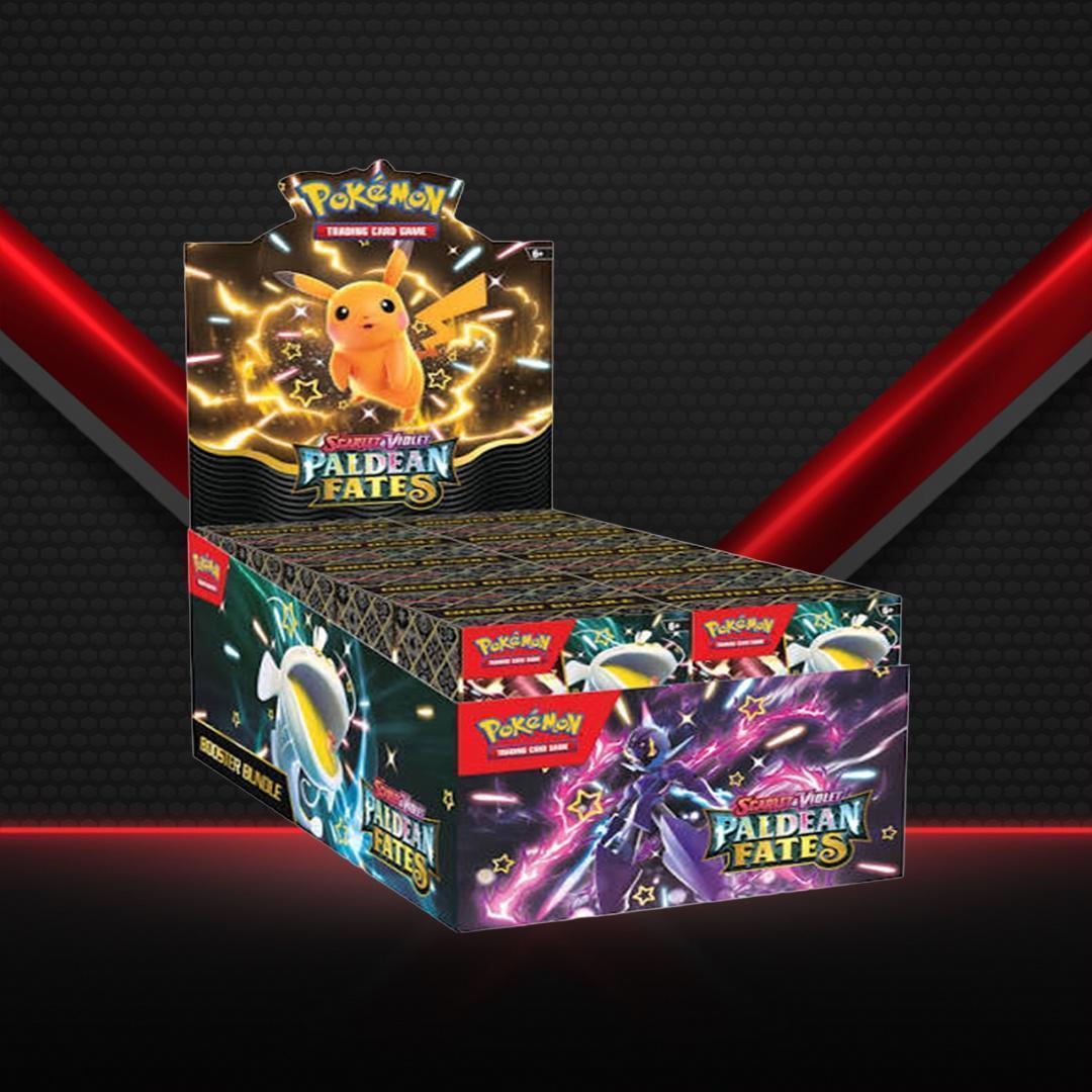 Pokemon Paldean Fates Booster Bundle Display