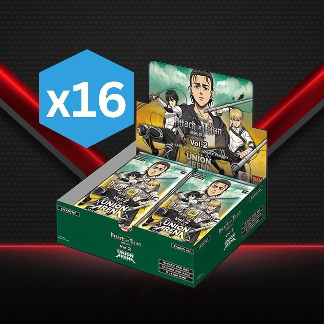 Union Arena Attack on titan Vol 2 Booster Box Case